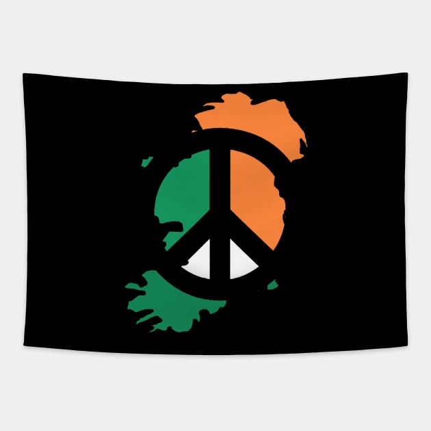 Peace United Ireland Tapestry by Mark Ewbie