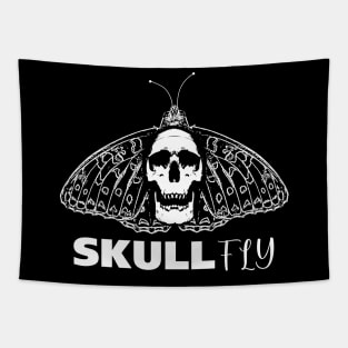 Butterfly Skull Tapestry