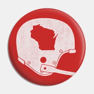 Wisconsin helmet Pin