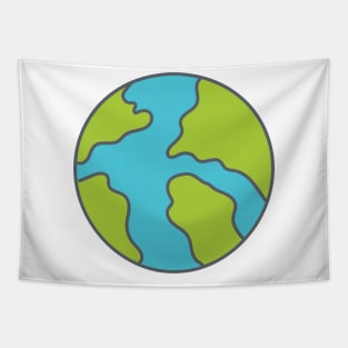 Green Globe Tapestry