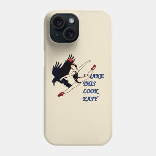 Black Crow and Ballerina Phone Case