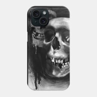 Misfit - Gothic Skull Print by Ansekenamun Phone Case