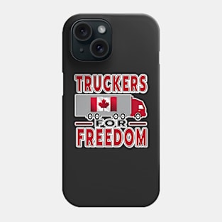 TRUCKERS FOR FREEDOM CONVOY TO OTTAWA CANADA JANUARY 29 2022 RED Phone Case