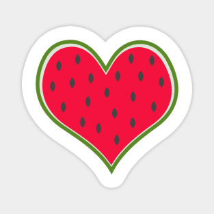 Heart shaped watermelon Magnet