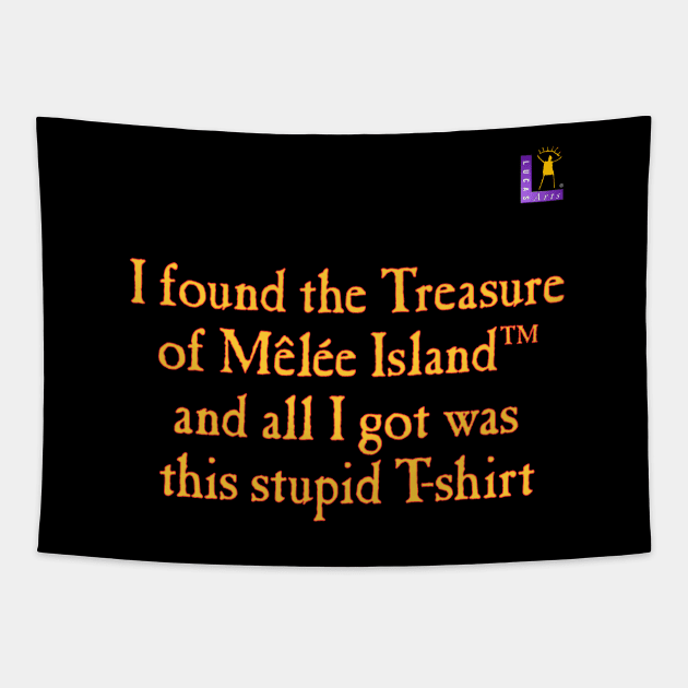 Monkey Island treasure trove Tapestry by FbsArts