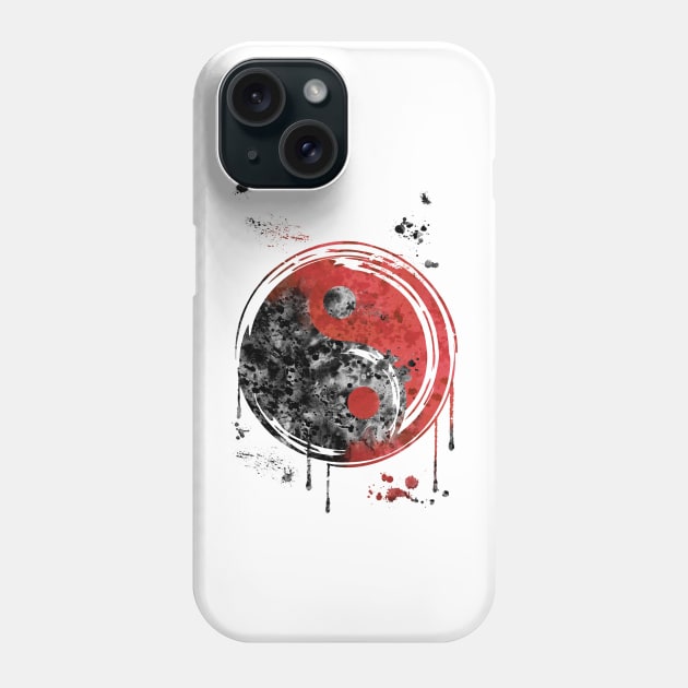 Yin and yang Phone Case by RosaliArt