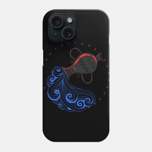 In the sign of Aquarius Phone Case