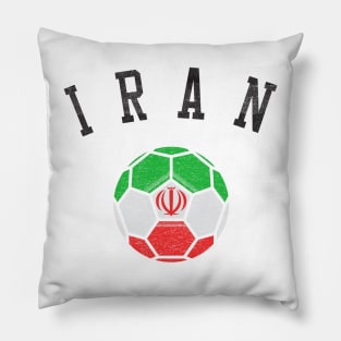 Iran Soccer Team Heritage Flag Pillow