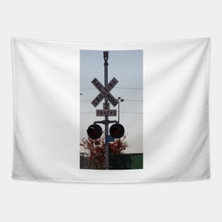 Railroad Crossing Tapestry