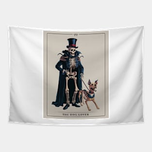 Funny Tarot Card : The Dog Lover Tapestry