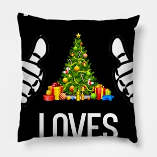 This Guy Loves Christmas Pillow