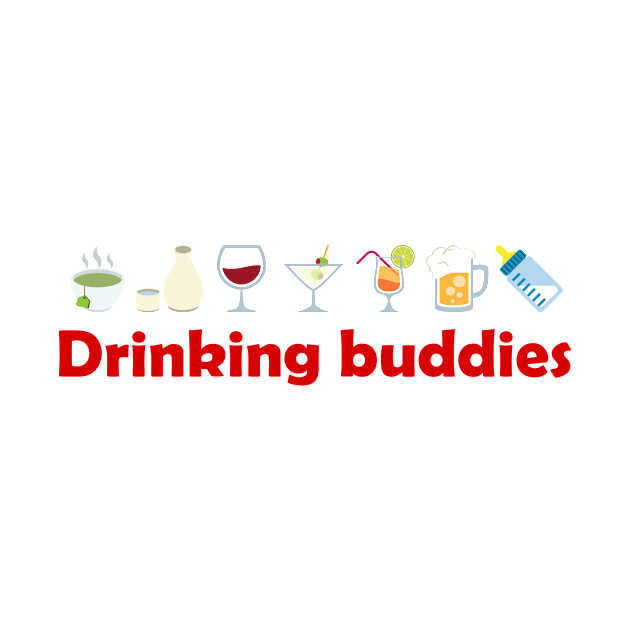 Funny Drinking Buddies by ArtDesignDE