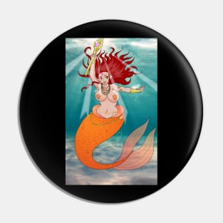 Mermaid Sorceress Pin