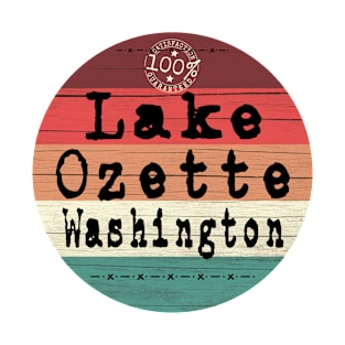 Lake Ozette Washington retro T-Shirt