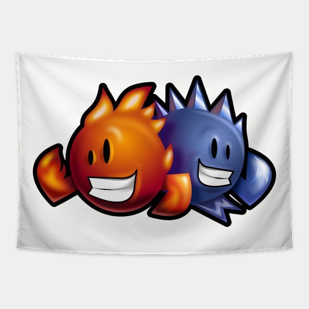 Fire and Ice Tapestry by SuaveOne