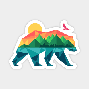 Mountain Bear Magnet