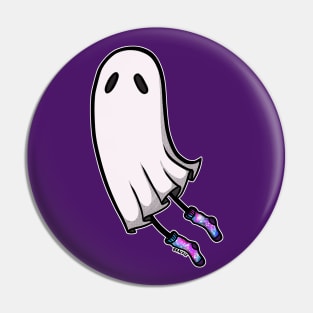 Galaxy Socks Ghost Pin