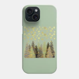 PINE TREES FOREST ART Phone Case