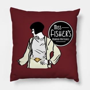 Miss Fisher's Murder Mysteries Pillow