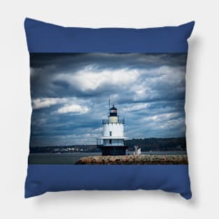 Spring Point Ledge Light Portland Maine Pillow