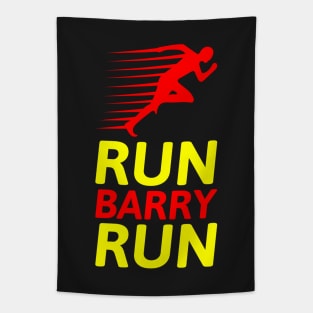 RUN BARRY RUN Tapestry