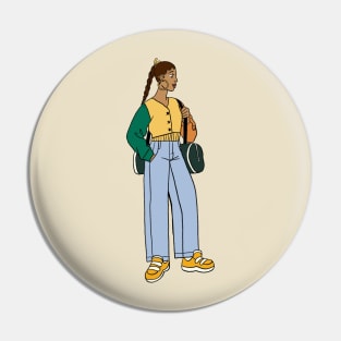 Sweater Girl Pin