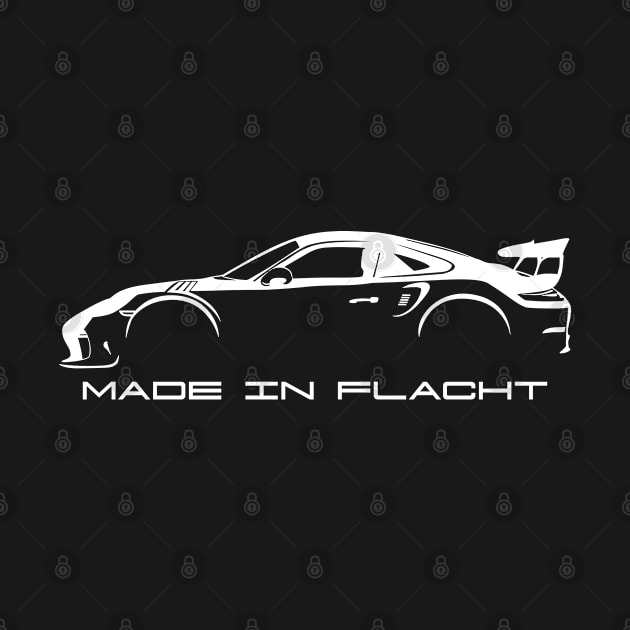 Made in Flacht + Car (white) by IbisDesigns