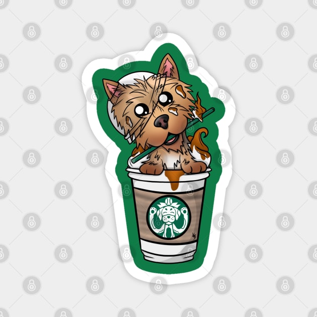 Puppuchino Magnet by KayyArkham