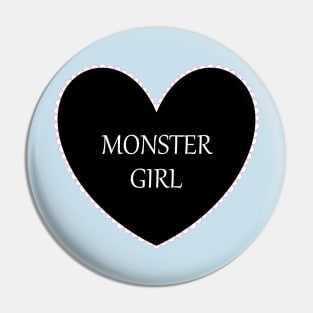 Monster Girl in Black Pin