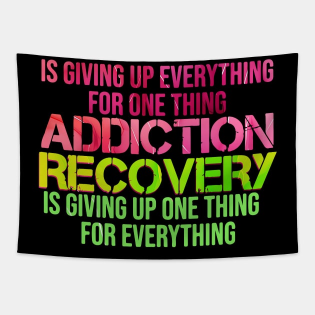 Alcoholics Anonymous Recovery Sober - Sober Since - AA Tribute - aa Alcohol - Recovery Tribute - sober aa sobriety addiction recovery narcotics anonymous addiction drugs mental health Tapestry by TributeDesigns