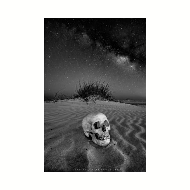 Skull & Milky Way by Jeff Allyn Szwast