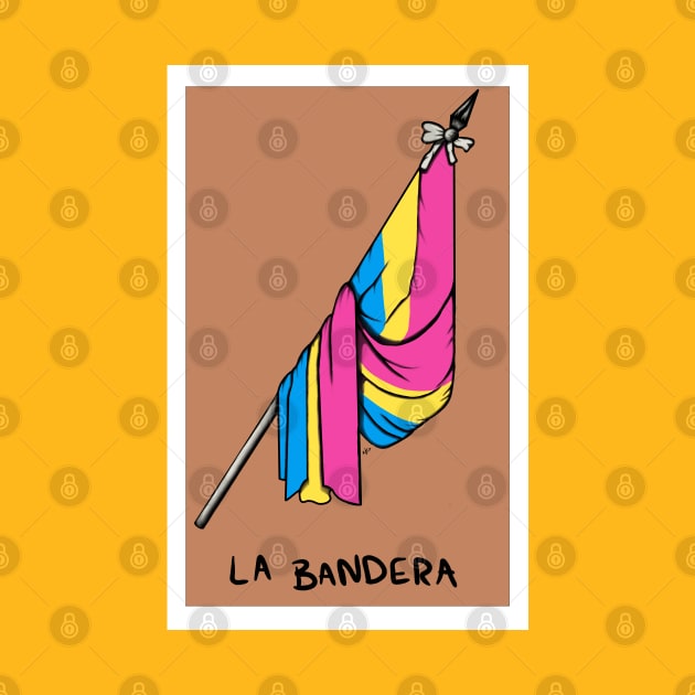 Pansexual Flag Loteria Bandera by Wild Create