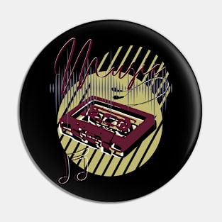 Vintage Music Design Pin