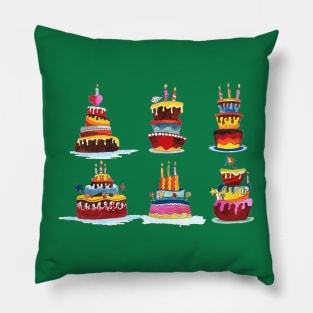 Birthday Cake Set Pillow