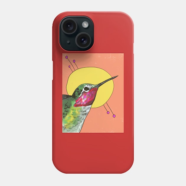 Hummingbird Phone Case by shehitsback