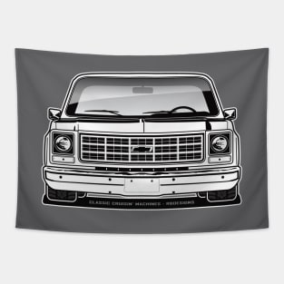 1979 Squarebody Chevrolet C10 Blazer Suburban T-Shirt BW Tapestry