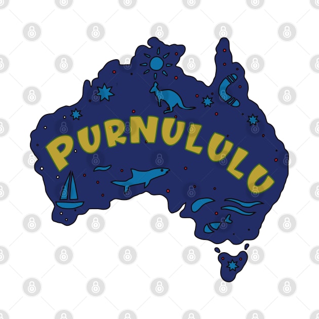 AUSTRALIA MAP AUSSIE PURNULULU by elsa-HD