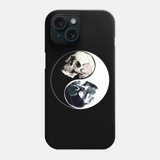 Skull Yin Yang symbol Phone Case