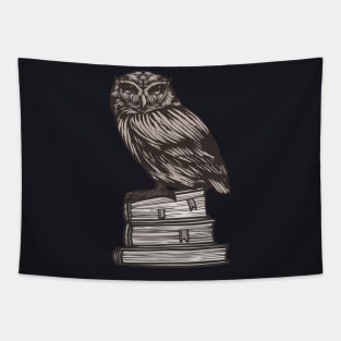 Books Owl Wisdom Reader Gifts Tapestry