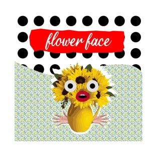 Flower Face - Zine Culture T-Shirt