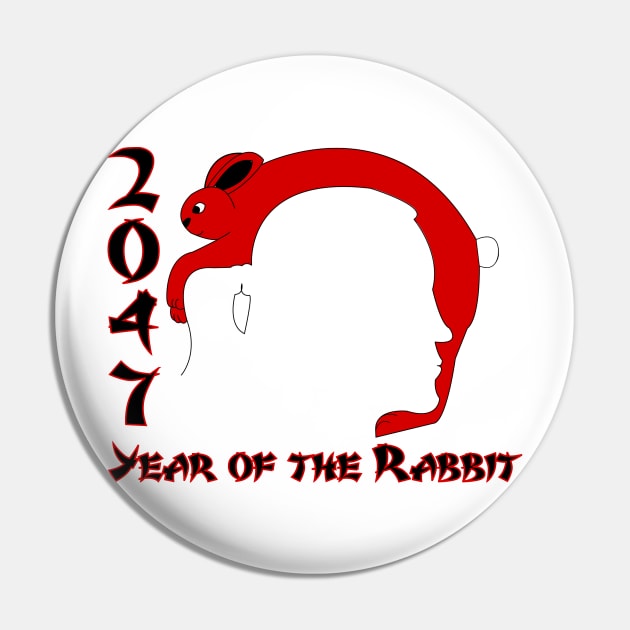 Year of the Rabbit Pin by traditionation