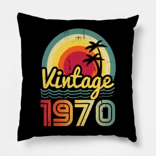 Vintage 1970 Made in 1970 53th birthday 53 years old Gift Pillow