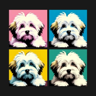 Pop Retro Coton de Tulear Art - Cute Puppy T-Shirt