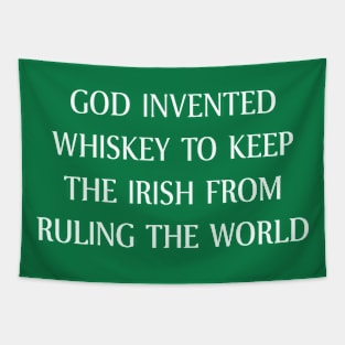 Funny irish drinking quote Tapestry