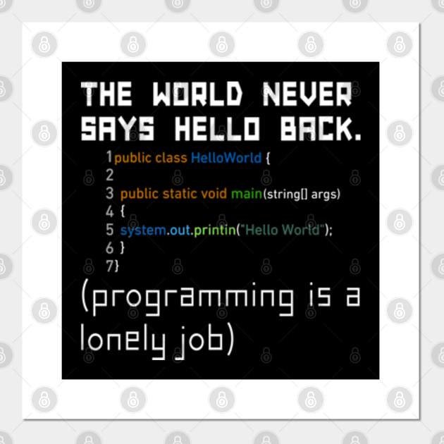 Funny Java Hello World Program Funny Java Hello World Program