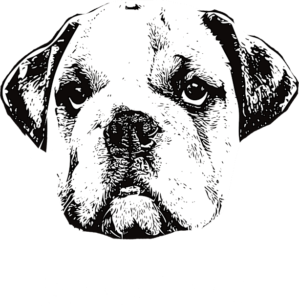 Bulldog Mom English Bulldog Design Kids T-Shirt by DoggyStyles