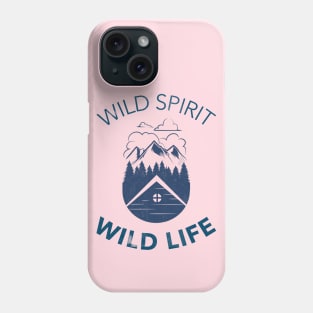 Wild Spirit, wildlife, mountain, climbing outdoor sports Phone Case