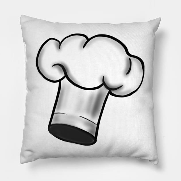 Chef Hat Pillow by notastranger