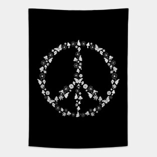 Love Is Freedom White by Tobe Fonseca Tapestry