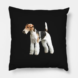 Wire Fox Terrier Pillow